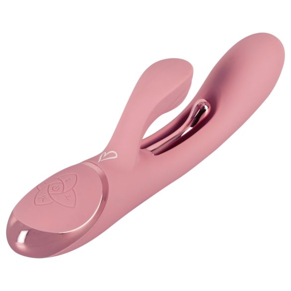 Beau Coeur Avenor - vibrator met tong en clitorisstimulator voor de G-spot (roze)