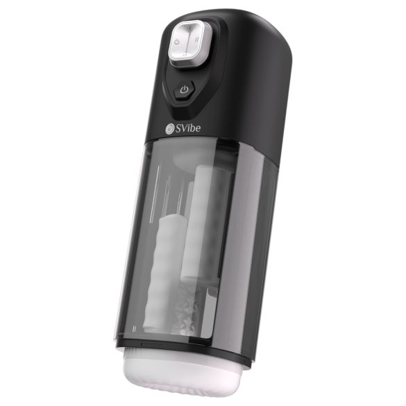 Slakkenvibe Ikon Volt - automatische masturbator (zwart)