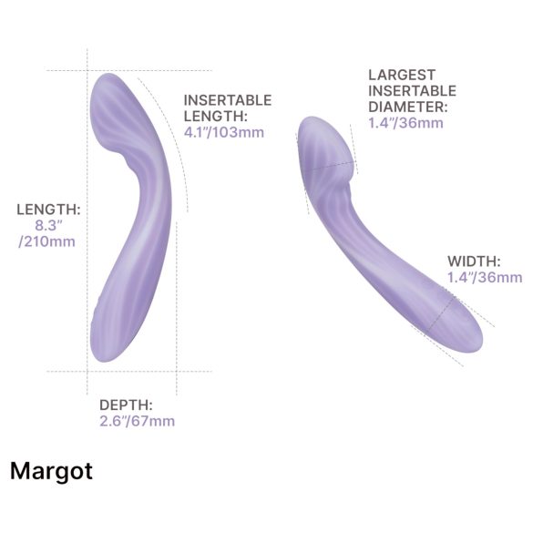 Svakom Margot - G-spot vibrator met 2 motoren - paars