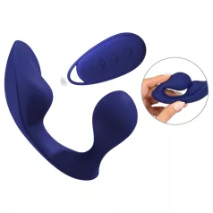   SMILE - vibrator met afstandsbediening - anaal en slip - blauw