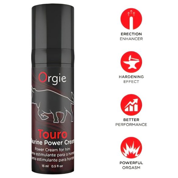 Orgie Touro Power - erectiecrème - prestatieverhogend - 15ml