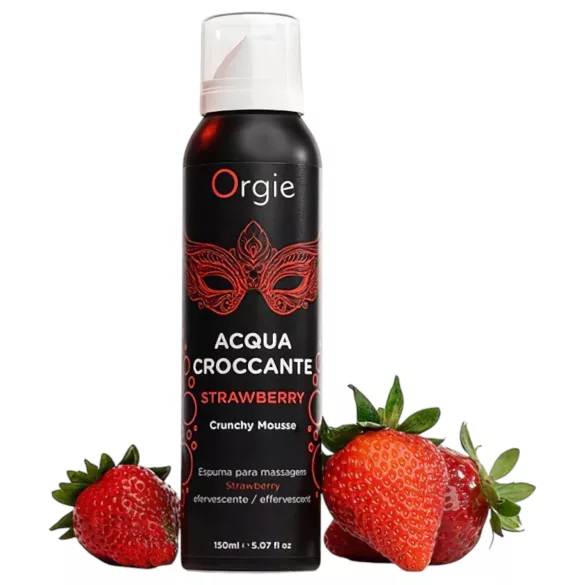 Orgie - massage schuim - aardbei - 150ml