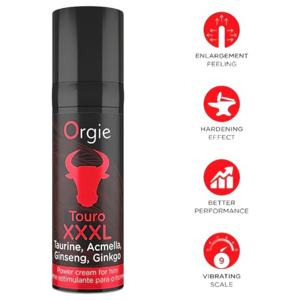 Orgie Touro XXXL - erectieversterkende crème (15ml)