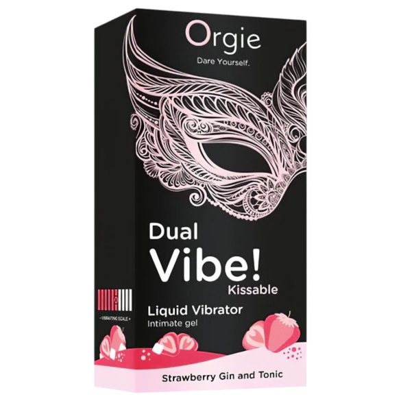 Orgie - Unisex vloeibare vibrator - Eper Gin Tonic - 15ml
