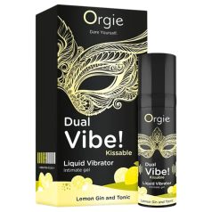   Orgie Dual Vibe - unisex vloeibare vibrator - Gin Tonic (15ml)