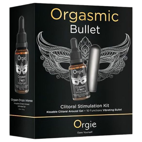 Orgie - mini vibrator set - bullet vibrator - grijs