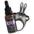 Orgie Orgasmic Bunny - vibrerende penisring set (zwart)