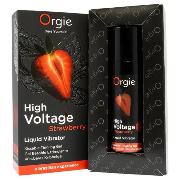 Orgie - vloeibare vibrator - aardbei - 15ml