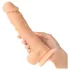 Willie City Luxe - levensechte siliconen dildo (huidskleur) - 23 cm