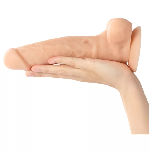 Willie City Luxe - levensechte siliconen dildo (huidskleur) - 23 cm