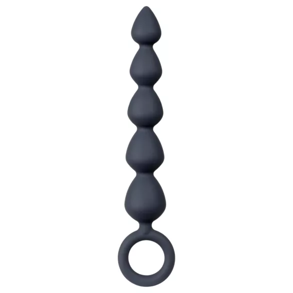 Amaysin - siliconen anaal kralenketting (zwart)