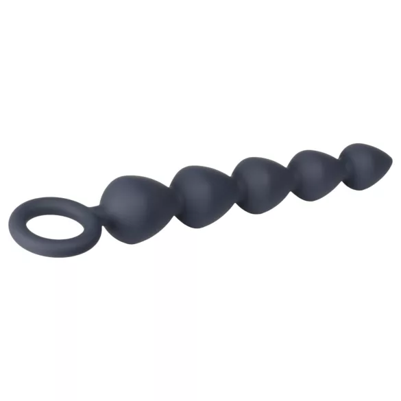 Amaysin - siliconen anaal kralenketting (zwart)