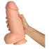 Willie City - dikke, levensechte dildo (huidskleur) - 24,5 cm