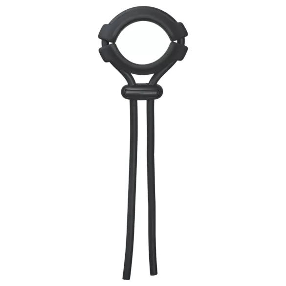 MR.MEMBR Tense - verstelbare lasso penisring (zwart)