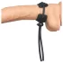 MR.MEMBR Tense - verstelbare lasso penisring (zwart)