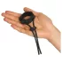 MR.MEMBR Tense - verstelbare lasso penisring (zwart)