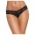 Obsessive Frivolla - pikante kanten slip voor dames - zwart - L/XL