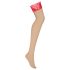 Obsessive Matildea - kanten hold-up kousen - rood