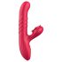 Sweet Play - vibrator met stootfunctie en clitorisstimulatie - siliconen - roze