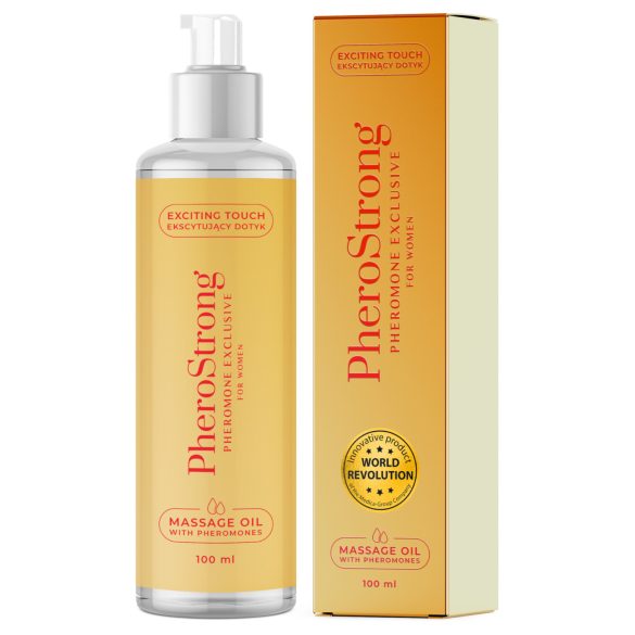 PheroStrong Exclusive - massageolie voor vrouwen (100ml)