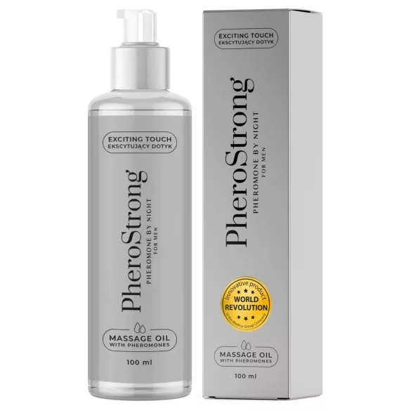PheroStrong by Night - massageolie voor mannen - 100ml