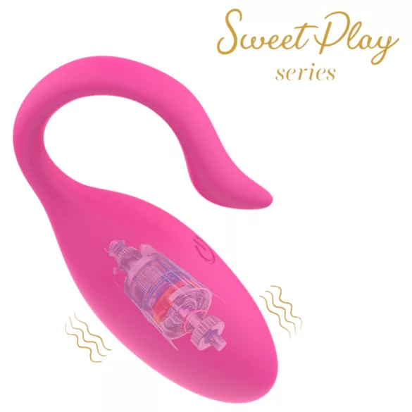 Erospace Sweet Play - draagbaar, app-gestuurd vibratie-eitje (roze)
