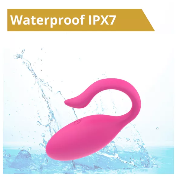 Erospace Sweet Play - draagbaar, app-gestuurd vibratie-eitje (roze)
