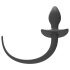 Wild Play - anale plug met staart - zwart