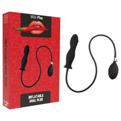 Wild Play - opblaasbare buttplug - zwart