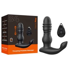 Men's Play - op-en-neer prostaat vibrator (zwart)