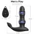 Men's Play - op-en-neer prostaat vibrator (zwart)