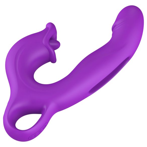 Sweet Play - G-spot vibrator met likbeweging - paars