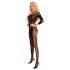 Livco Monata - net catsuit - abstract patroon - zwart - S-L