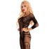 Livco Monata - net catsuit - abstract patroon - zwart - S-L
