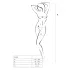 Passion BS031 - witte open catsuit (S-L)