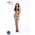 Passion BS032 - open net catsuit - zwart - S-L