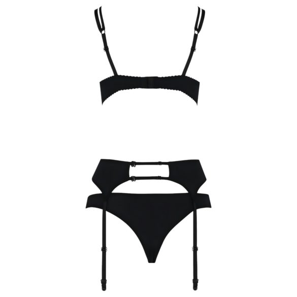 Passion Floris - lingerie set - zwart