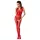 Passion BS052 - open catnet bodystocking - rood - S-L