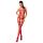 Passion BS054 - lingerie set - bloemenkant netstof - rood - S-L