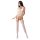 Passion BS059 - witte net lingerieset - S-L