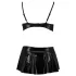 Passion Deby - lingerie set met minirok - zwart - L/XL