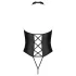 Passion Nancy - open kruisband body - zwart - L/XL
