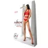 Passion BS083 - open body met gaten - rood - S-L