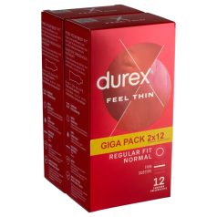 Durex Feel Thin - natuurlijk gevoel condooms (2x12 stuks)