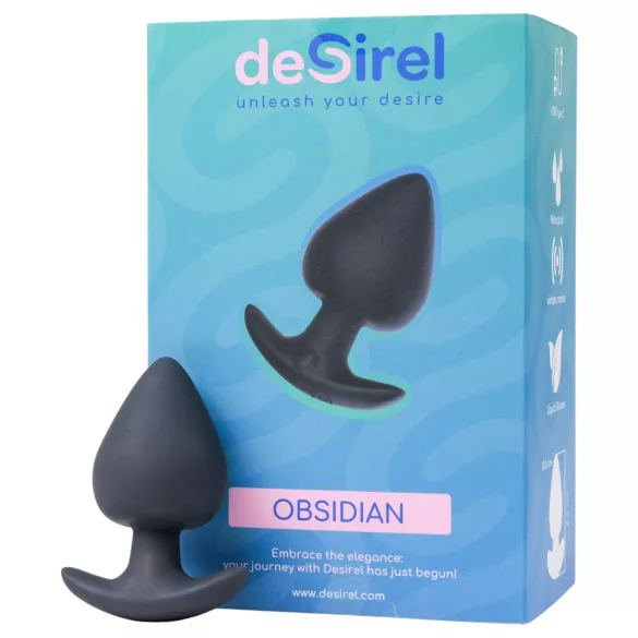 Desirel Obsidian - anale vibrator - slimme bediening - zwart