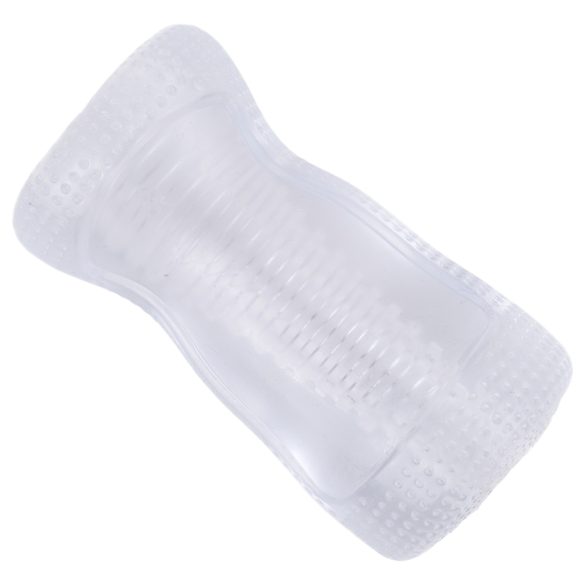 Desirel Vertigo - masturbator met geribbelde binnenkant (doorzichtig)