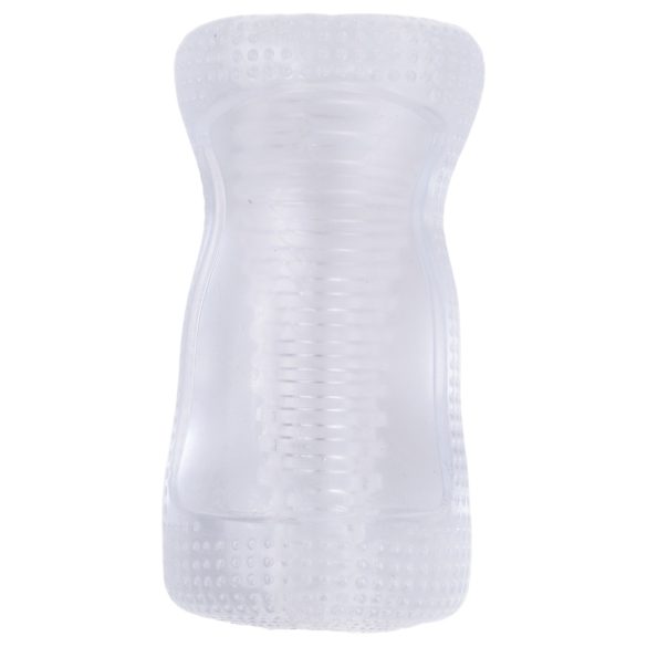 Desirel Vertigo - masturbator met geribbelde binnenkant (doorzichtig)