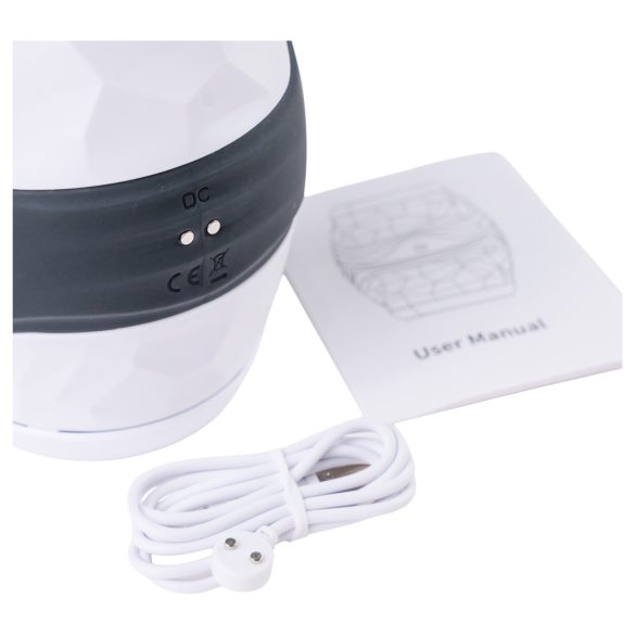 Desirel Grip Master - masturbator met sterke grip - siliconen - grijs