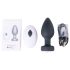 Desirel Easy Obsidian - Oplaadbare, Bluetooth Anale Vibrator (zwart)