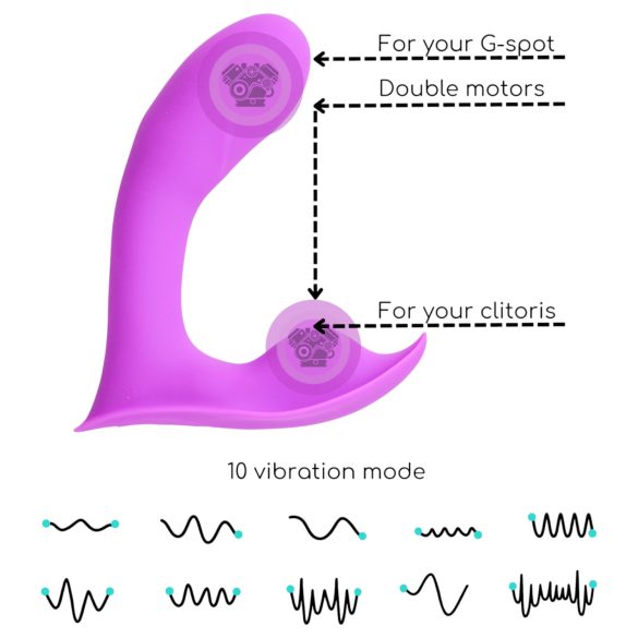G-spot en prostaat vibrator (paars)